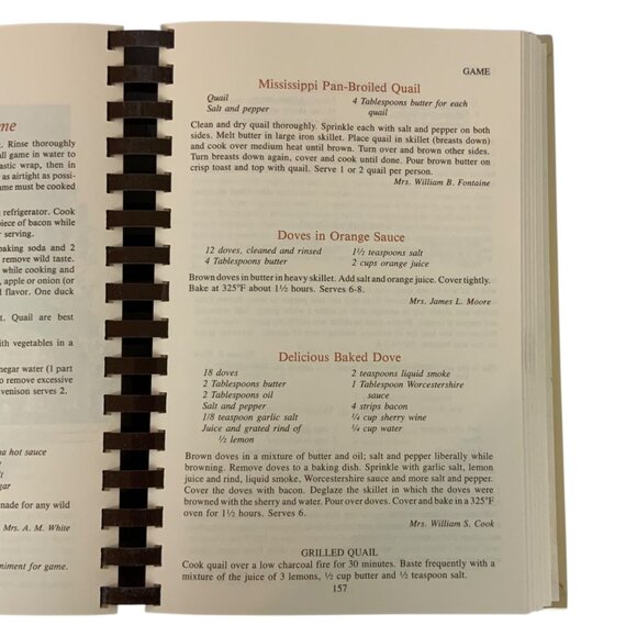 Southern Sideboards Cookbook Junior League Of Jackson MS 1992 Spiral Bound - Picture 7 of 11